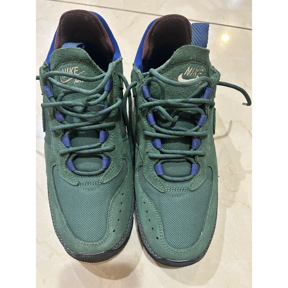 Nike Air Force 1 Wild Fir Green Suede Women's Size 8 FB2348-300 Running Shoes - Picture 3 of 8